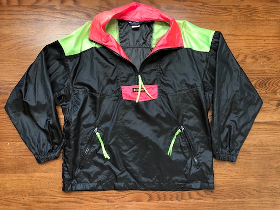 Vintage *quarter zip* Columbia Windbreaker (Large) - image 1