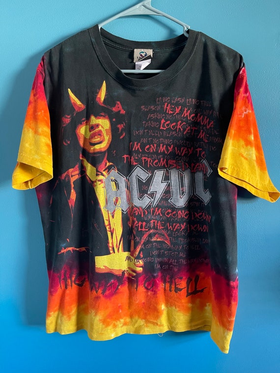 Vintage distressed* ACDC band tee