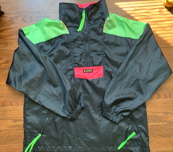 Vintage *quarter zip* Columbia Windbreaker (Large) - image 2