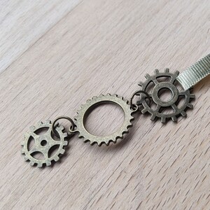 Steampunk Bronze Metal Gears Ornament: Mechanic Engineer Package Decoration