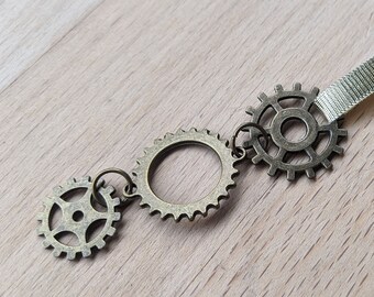 Steampunk Bronze Metal Gears Ornament: Mechanic Engineer Package Decoration
