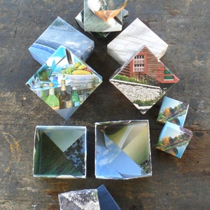 Custom Sized Origami Gift Box Handmade for Your Jewelry Purchase - Includes Shipping
