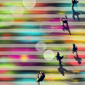 SHIBUYA CROSSING II Colour Print - Tokyo Print - Tokyo Wall Art - Tokyo Wall Decor