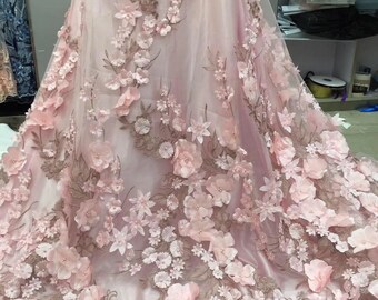 3d lace material