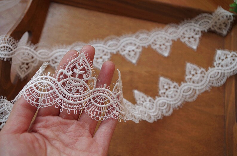 Venise lace trim by the yard DG112B Etsy