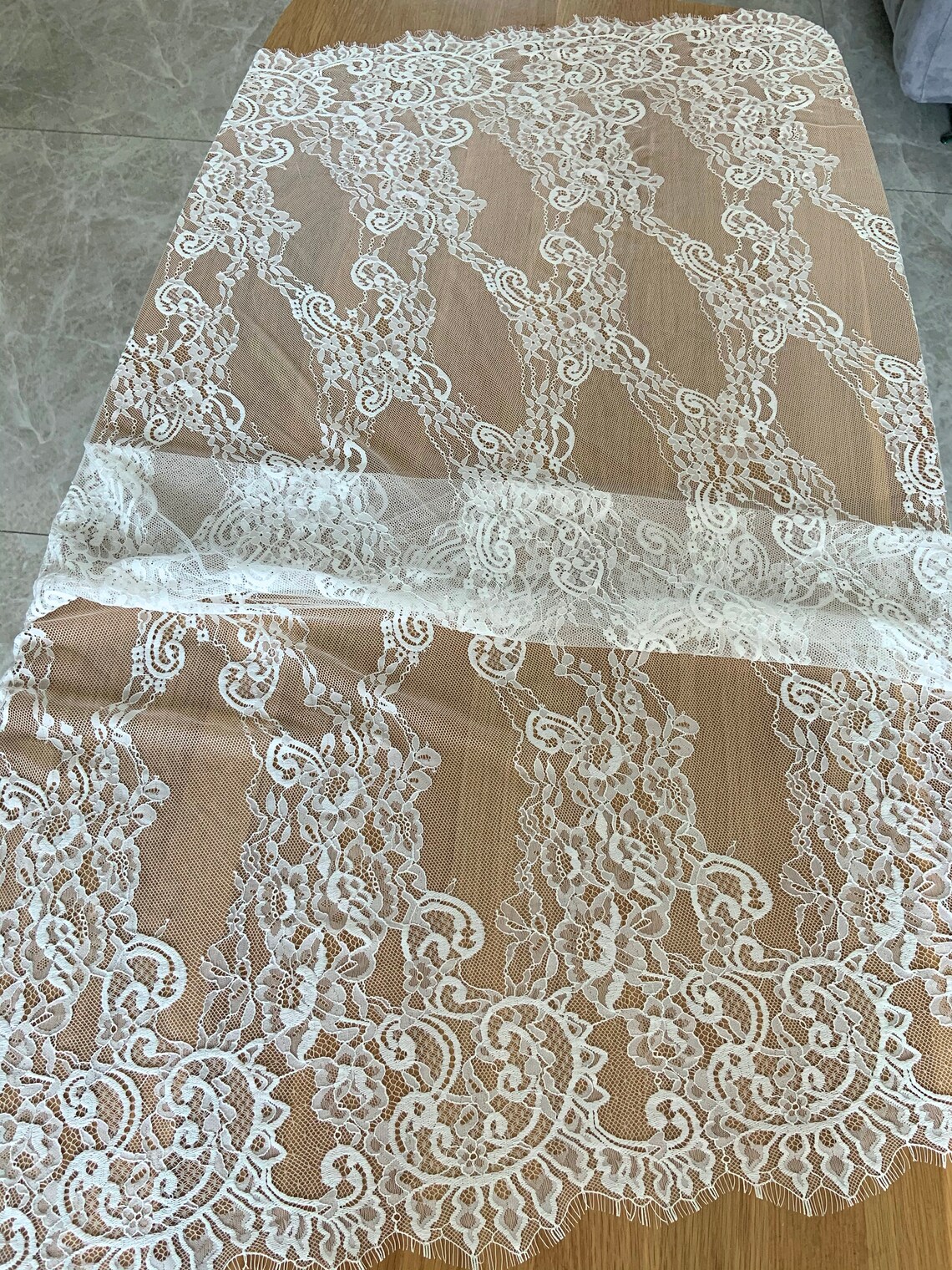 1 yard chantilly lace fabric Etsy