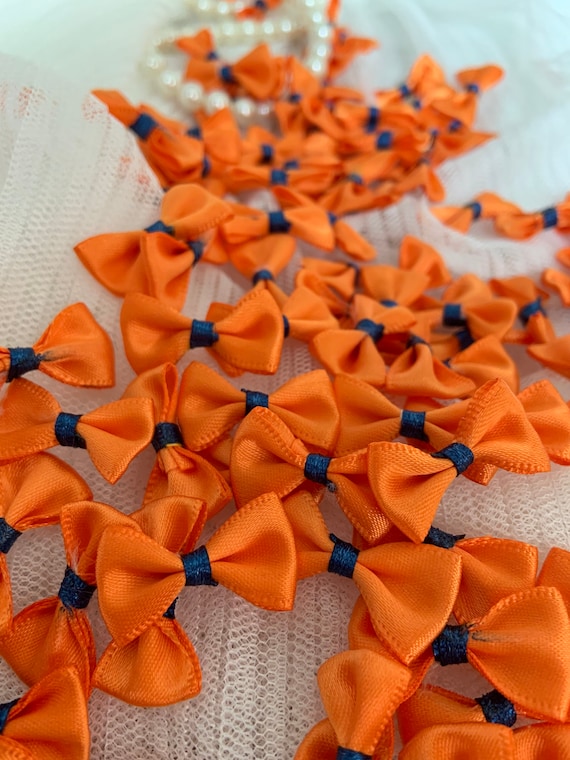 200pcs handmade ribbon Bows for Decors, gift packing, mini Jewelry Bow Appliques, baby headbands