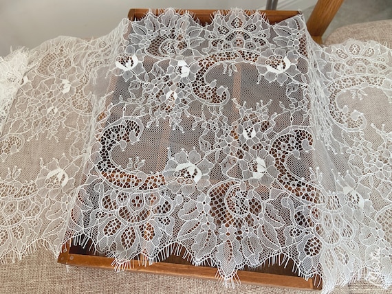 Ivory Chantilly Lace - Kate