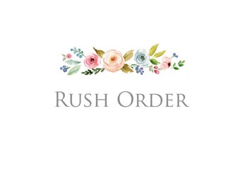 express fees for rush order