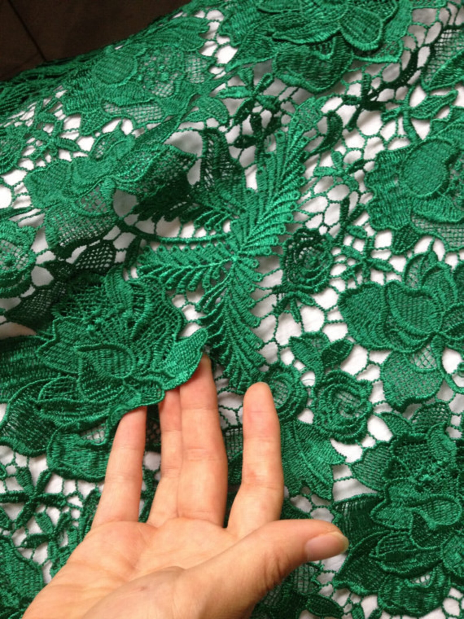 зеленое кружево