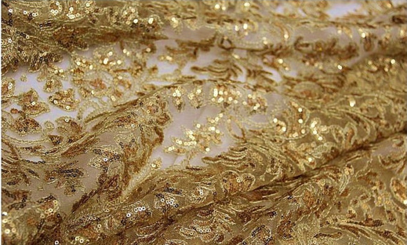 gold colour lace styles