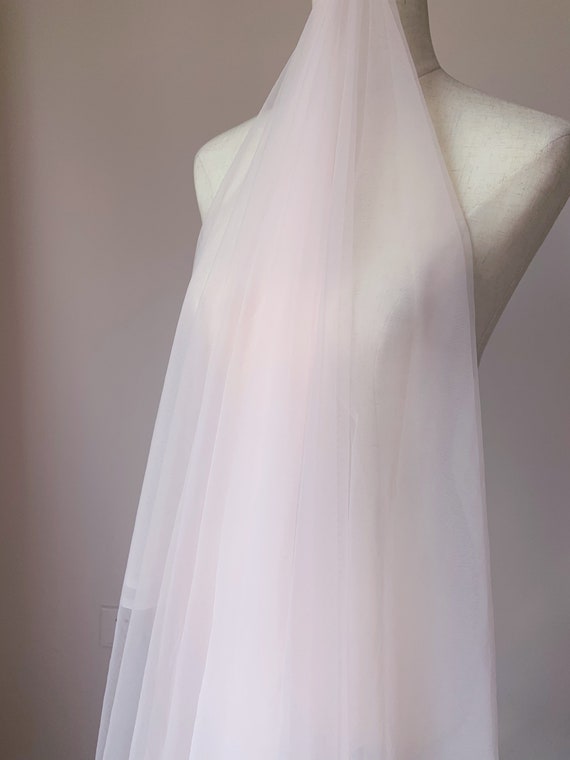 Light pink milan tulle fabric, High density tulle fabric, extra dense mesh fabric