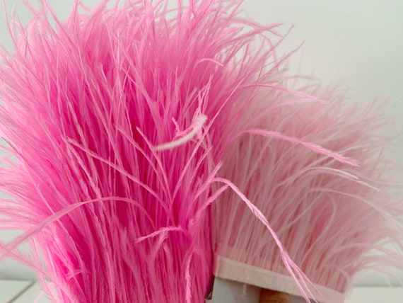 Natural & Soft Ostrich Feathers Fringe Trims Ribbons