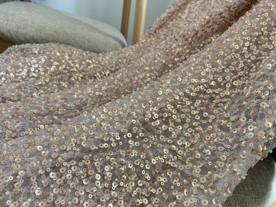 Gold Beaded Lace Dillon
