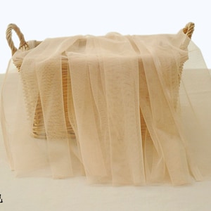skin flesh color plain tulle netting fabric, tulle for bridal veil, bridal dress fabric, earth tone tutu mesh fabric, 30+ colors