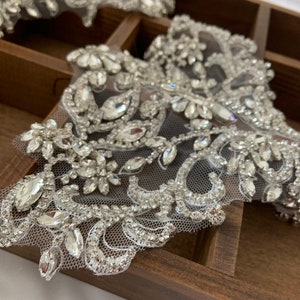 Strass-Applikation, Kristall-Mieder-Patch, Haute-Couture-Zubehör