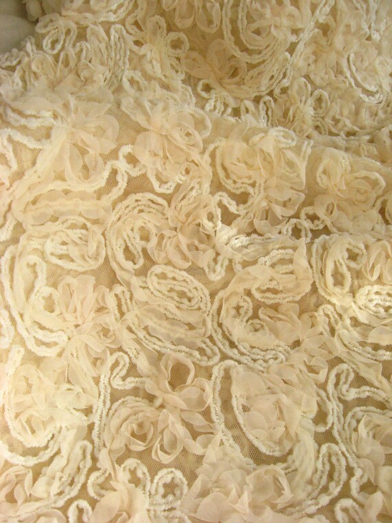 Chiffon 2024 rosette fabric