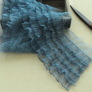 Lolita ruffled tulle trim for cake dress