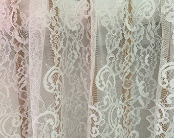 1 yard chantilly lace fabric