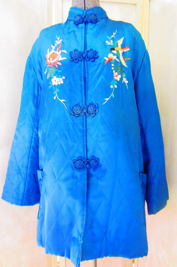 Vintage 60s Silk Japanese Lounge Jacket