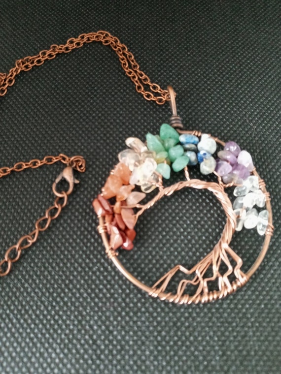 Vintage Tree of Life Necklace - image 1