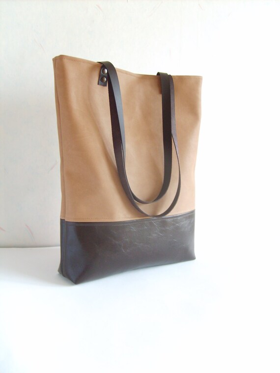 leather tote bag for school