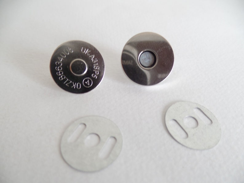 snap button 18 mm Set of 10 Nickel Finish Etsy