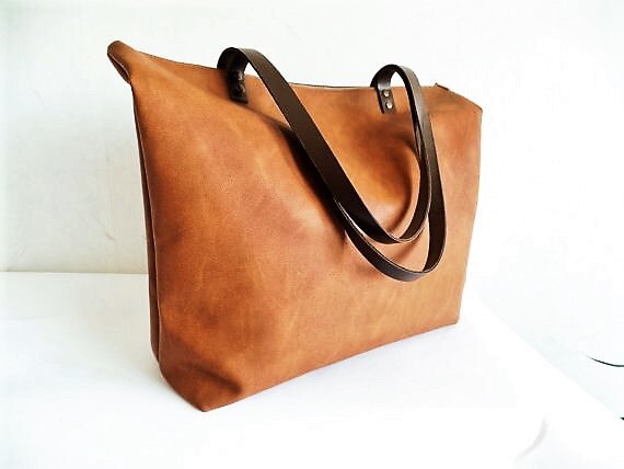 large tote bag zipper