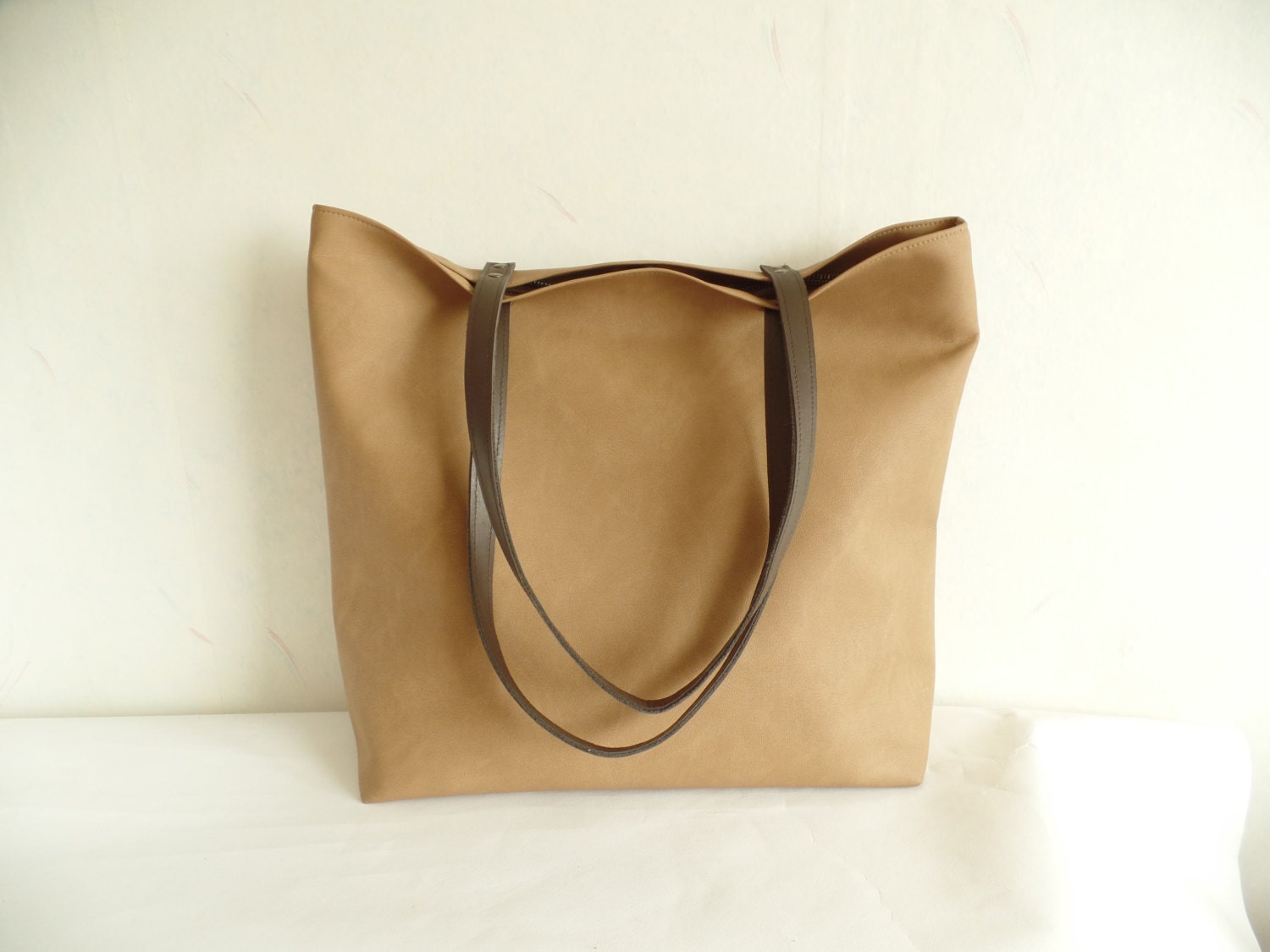 トートバッグ Plan C Beige Braided Handle Leather Shopper Bag Plan C Beige Braided Handle Leather Shopper Bag | ModeSens