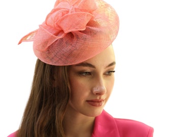 Wedding fascinator hat for women, Bespoke derby hats for holiday, church and tea party