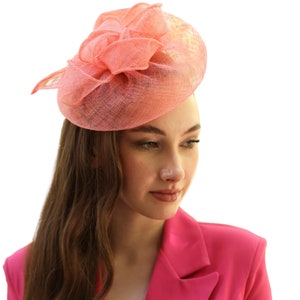 Wedding fascinator hat for women, Bespoke derby hats for holiday, church and tea party