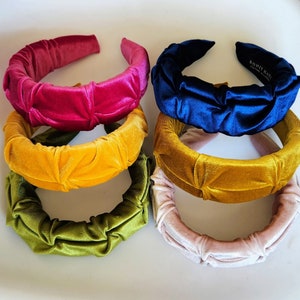 Fluwelen hoofdband met ruches, trendy modieus hoofddeksel voor dames