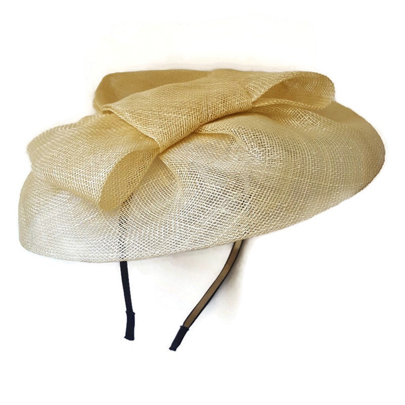 Fascinator Hat for Fancy Women Yellow 