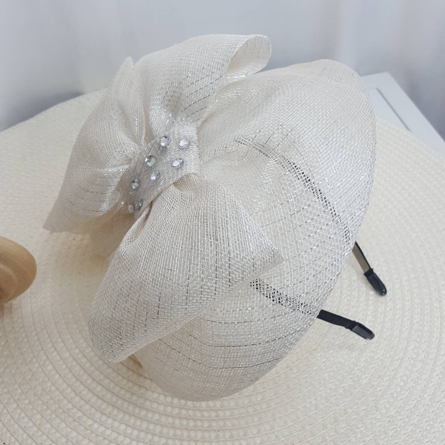 Damen Sonnenhut Mit Breiter Krempe - Vintage Teeparty Hut