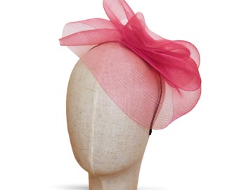 Pink crinoline hat for women