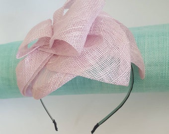 Pink elegant hat for women, Fashion modern new headpiece  for tea party,