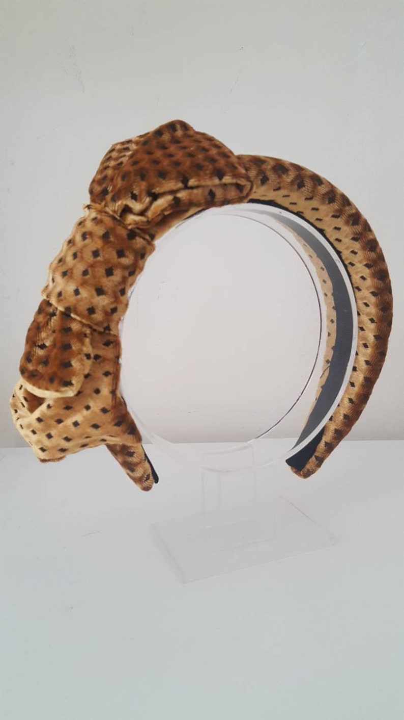 Yellow velvet headband Fabric headbands Halo Wide headband Etsy