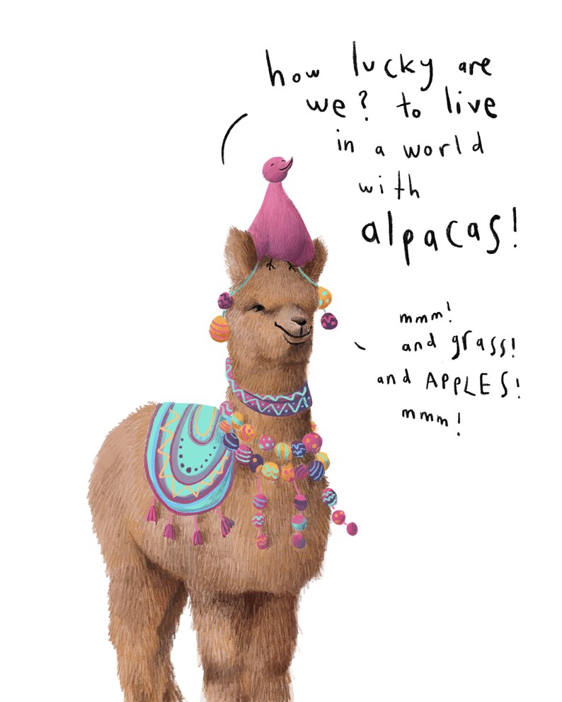 a world with alpacas