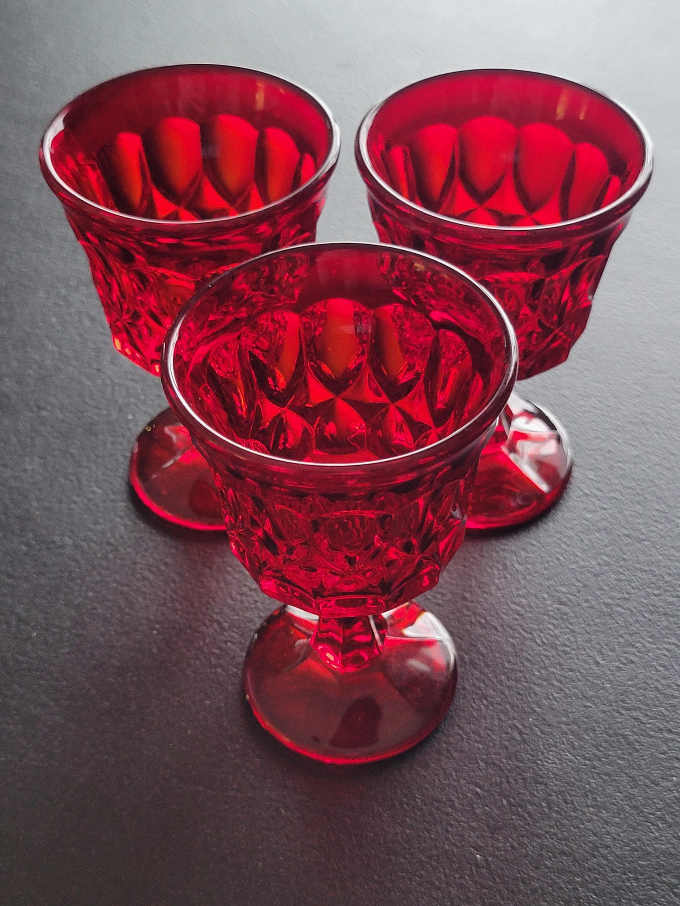 Noritake Red Glasses - Etsy