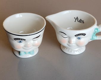 Vintage Bailey's Sugar & Creamer Set 1996 Limited Edition
