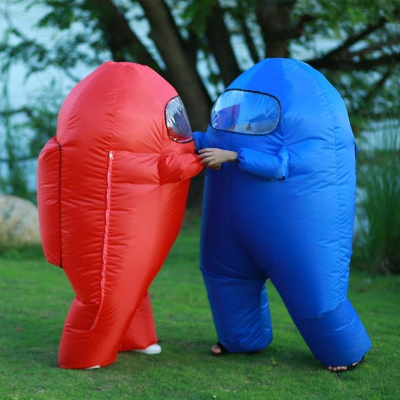 Among Us Inflatable Costume
 Halloween Inflatable Among Us Costume Having Fun With Sleeves Etsy Canada