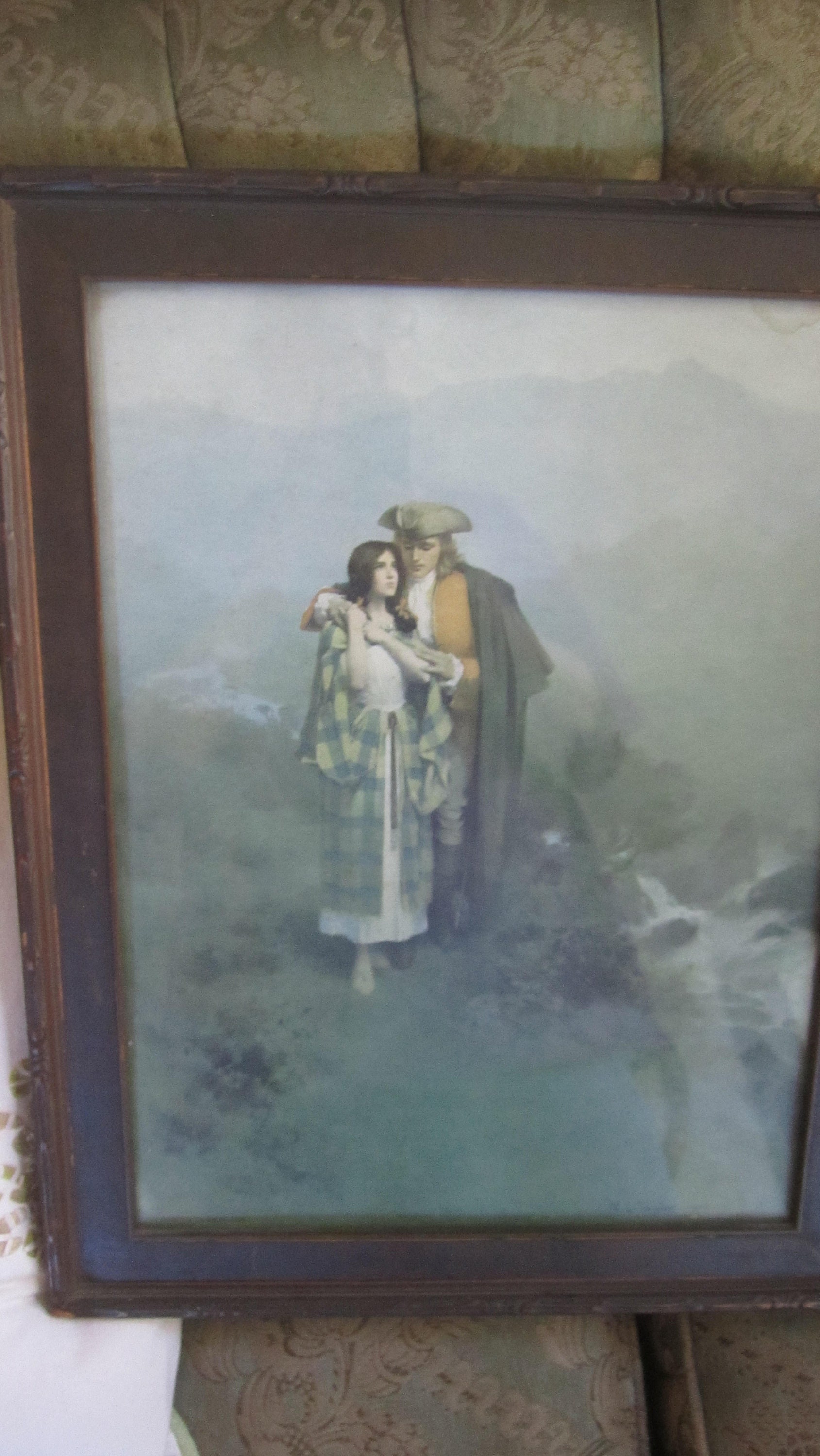 Vintage Framed Print 1905 W.L. Taylor Annie Laurie !!SALE!!