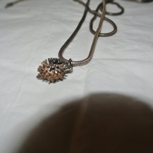 Hedgehog Charm Hedgehog Pendant Silver Tone Hedgehog Vintage Charm