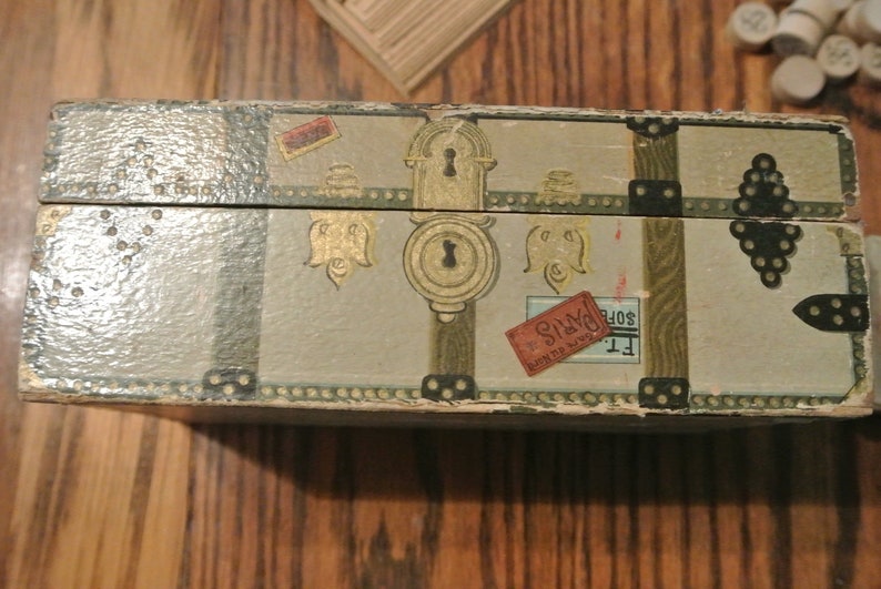 Antique Lotto Game 1800s Mcloughlin Bros 890 Broadway New York Etsy