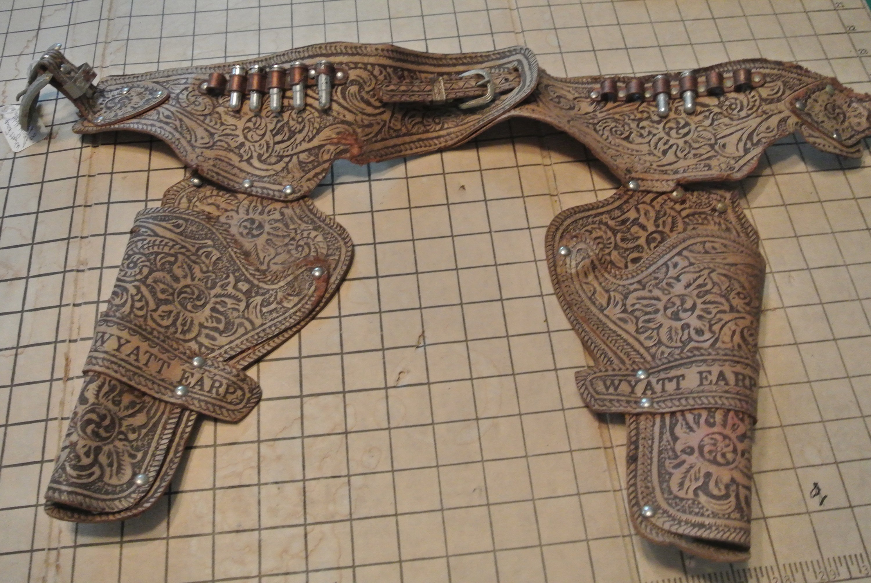 Wyatt Earp Toy Holster Leather Holster Vintage Toy SALE Etsy