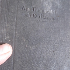 Vintage Book Nya Testamente och Psaltaren Swedish New Testament 1903 Bible