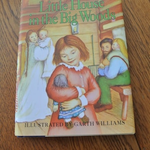 Vintage Childrens Book Laura Ingalls Wilder Little House in the Big Woods