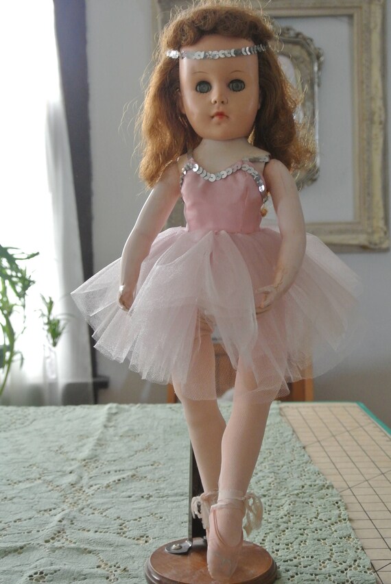 vintage ballerina doll