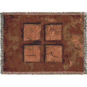 Wabi Sabi Blanket, Cozy Throw Blanket, Boho Home Decor, Chic Bedding, Rustic Lap Blanket