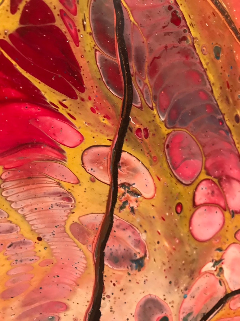 Original Art Dorm Wall Decor Small Abstract Painting Etsy